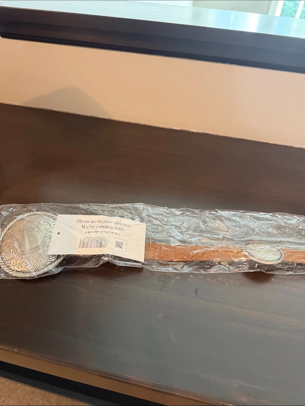 12th Tribe tan leather